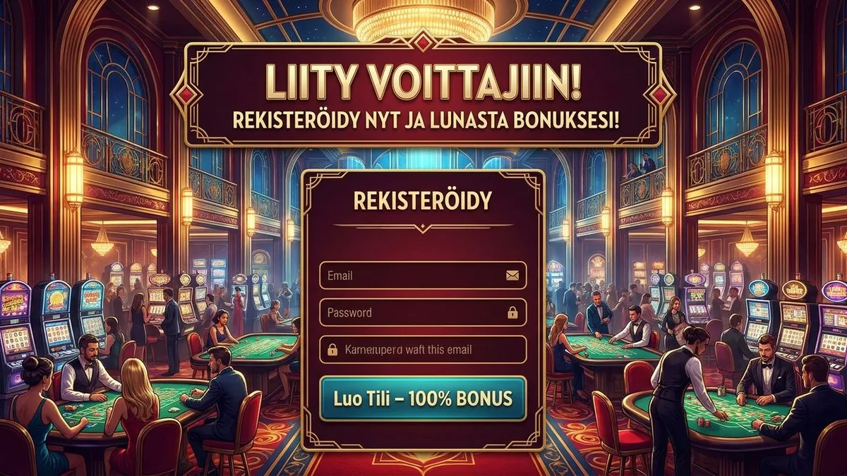 Rekisteröidy bonuksella